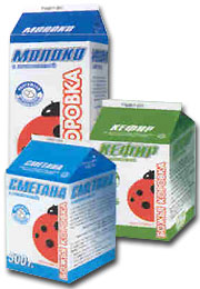Молочные и кисло-молочные продукты с лактулозой 'БОЖЬЯ КОРОВКА'